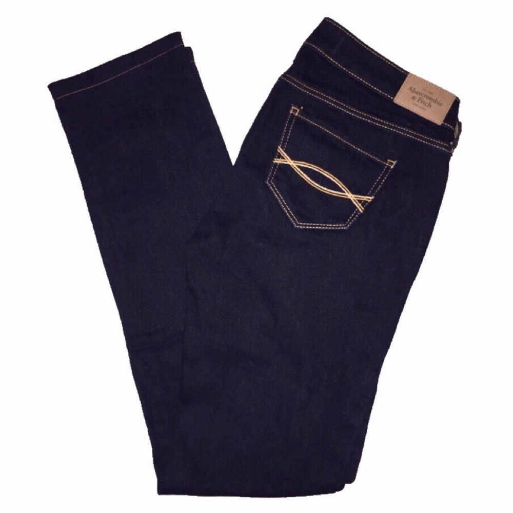 Abercrombie & Fitch dark wash skinny jeans